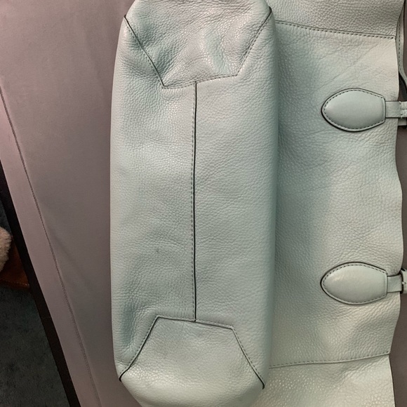 Robins Egg Blue REVERSIBLE Michael Kors Purse - Picture 3 of 8